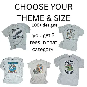 2 Graphic Tee Bundle Grab Bag Gildan Unisex Fit