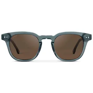 Clark - Men's Classic Vintage Inspired Polarized Square Sunglasses