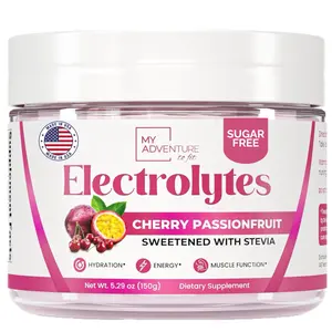 Cherry Passionfruit Electrolytes - 37 Servings | Zero Sugar Hydration