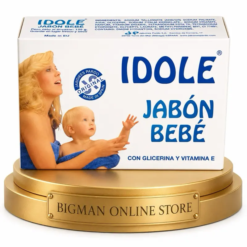 Idole Jabón Bebé Baby Soap with Glycerin & Vitamin E – 125 g