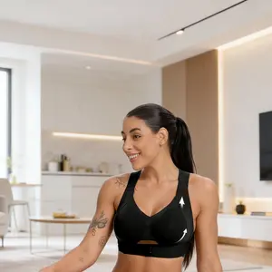 【Postural correction】All-Day Comfort Wireless Bra, Women's Breathable Beige Bralette with Molded Support, Ideal for Home, Gym & Daily Errands