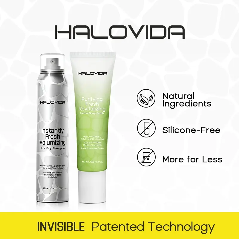 10DaysNoWashHalovida BIOVOLUME128, Biotin, Rosemary Mint Herbal Scalp  Scrub Shampoo for Scalp Calming,Natural Volume Boosting, Deep Cleansing &  Hair Refreshing All-in-One, Paraben-Free, Gentle Formula for All Hair  Types, 150g - TikTok Shop