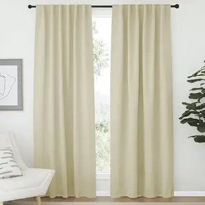 2pc Silver Color Silk-Like Velvet Blackout Luxury Curtains, 55x96 Inches, Insulated Vintage Curtains for Bedroom Decor, Indoor Use