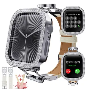 W&O Smart Watch for Android & iOS 2.04" AMOLED Touch Screen Sport Watch Fitness Tracker with Answer/Make Calls IP67 Waterproof Pedometer 100+ Sport Modes for Gift Wearable