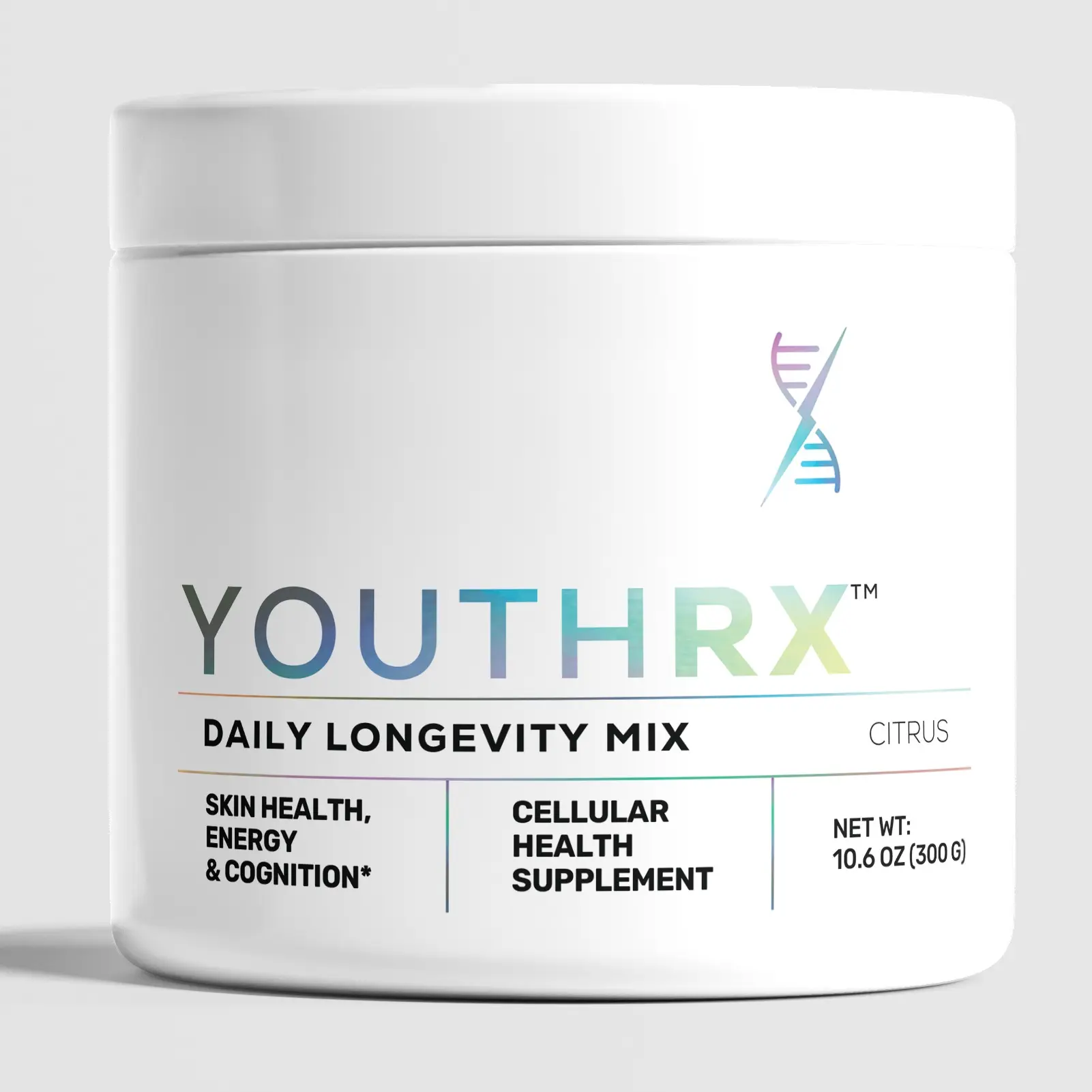 [YouthRX] + [Dietary Supplement Beverage Powder] + [Vitamins] + [Dietary Supplement] + [Daily Longevity Mix for Cellular Health]