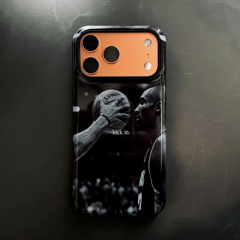 Kobe Bryant Quote Phone Case, Mamba MentalityMotivation Tough Cases, Basketball Legend MerchCases, Gift for Fans,iPhone12-17，  W19