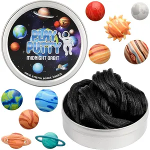 Therapy Putty for Kids with Charms Midnight Orbit Space Themed Theraputty Medium Resistance, More Than just Putty, Learn, Play, Interact, Strenthen and More