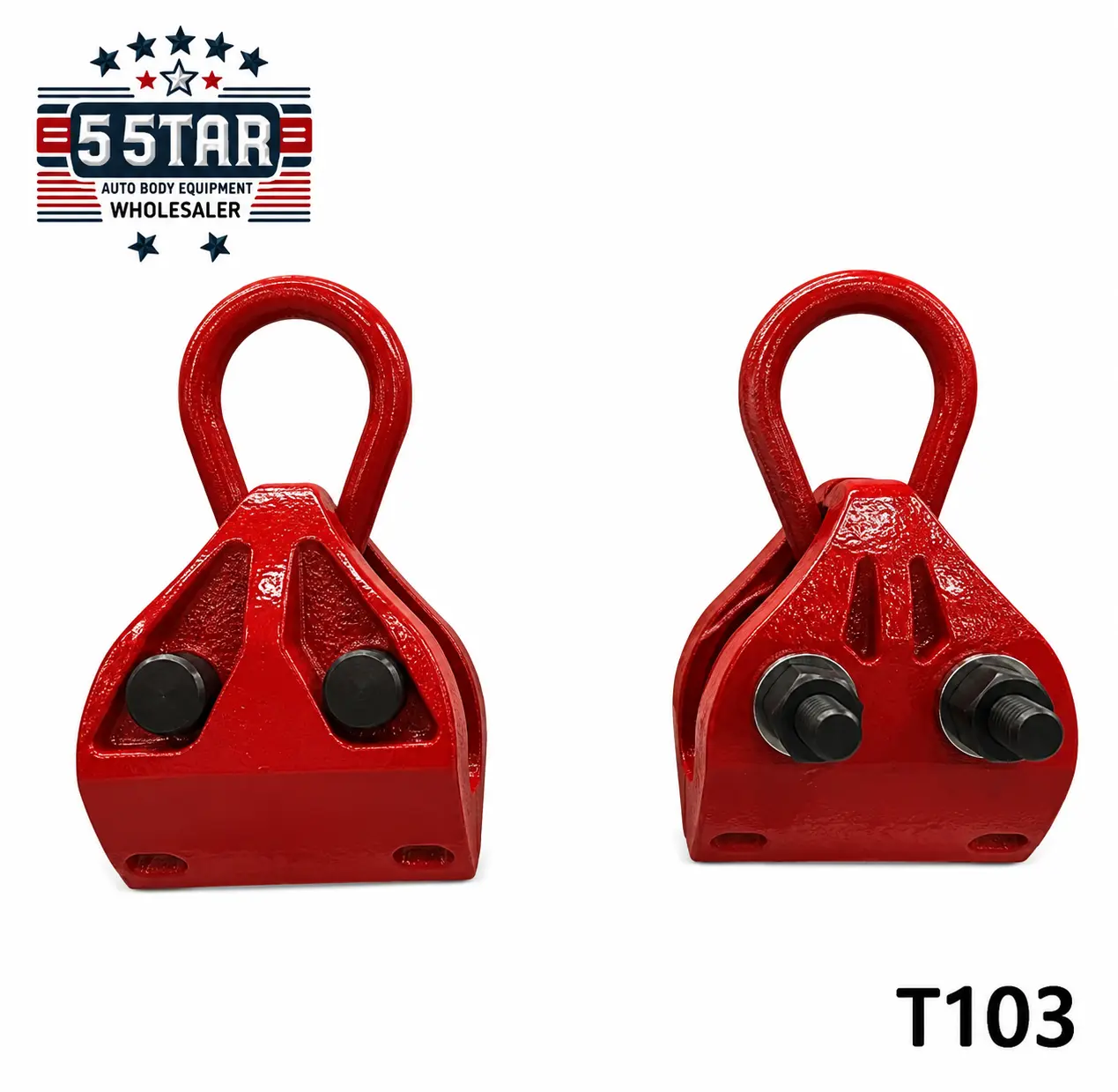 Pull Clamp  2 Pcs MCL4030 Self-Tightening Heavy Duty Clamp Red
