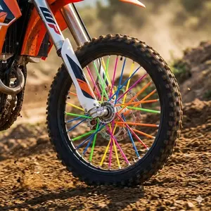 MTB Bike Motorcycle Wheel Spoke Sleeve Safety Clamp Tube Accessory Set - 36pcs for Bicycle Maintenance, Secure Snap-on Design with Warning Label, Multi-Vehicle Fit for Spoke System Upgrade and Repair