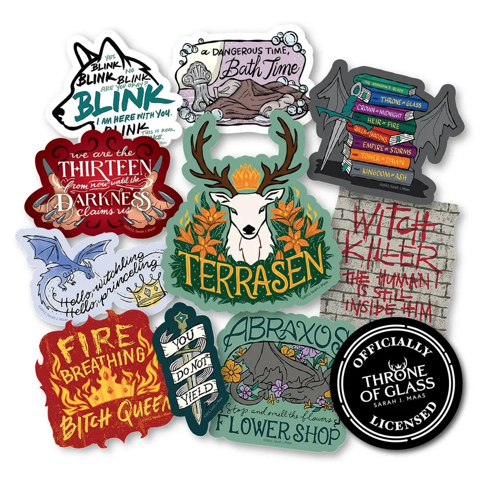 (10-Pack) Throne of Glass Decals