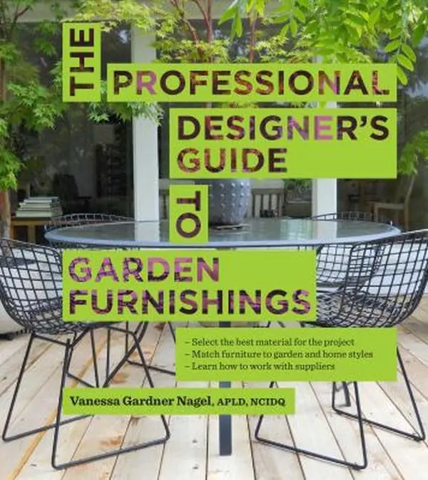 USED Book - The Professional Designer's Guide to Garden Furnishings by Vanessa Gardner Nagel (Hardcover) - english