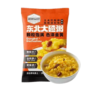 HLYT Northeast China "Da Zha" Congee - 400g Authentic Corn & Kidney Bean Porridge, Soft & Chewy Texture, Traditional Chinese Breakfast Staple