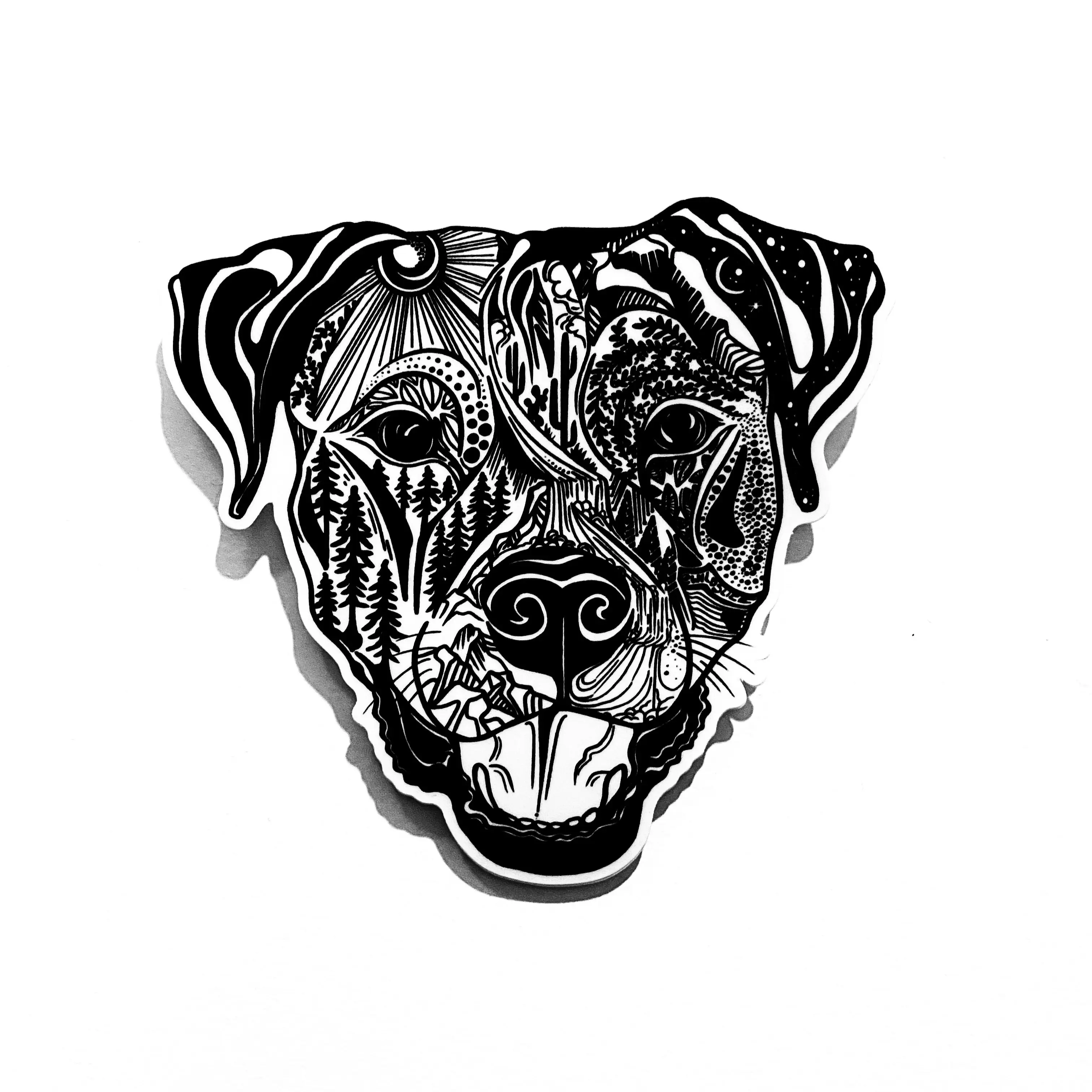 Pitbull / Staffie Dog Sticker