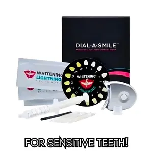 Dial A Smile Professional Teeth Whitening Kit - Gentle Brightening For Sensitive Teeth
