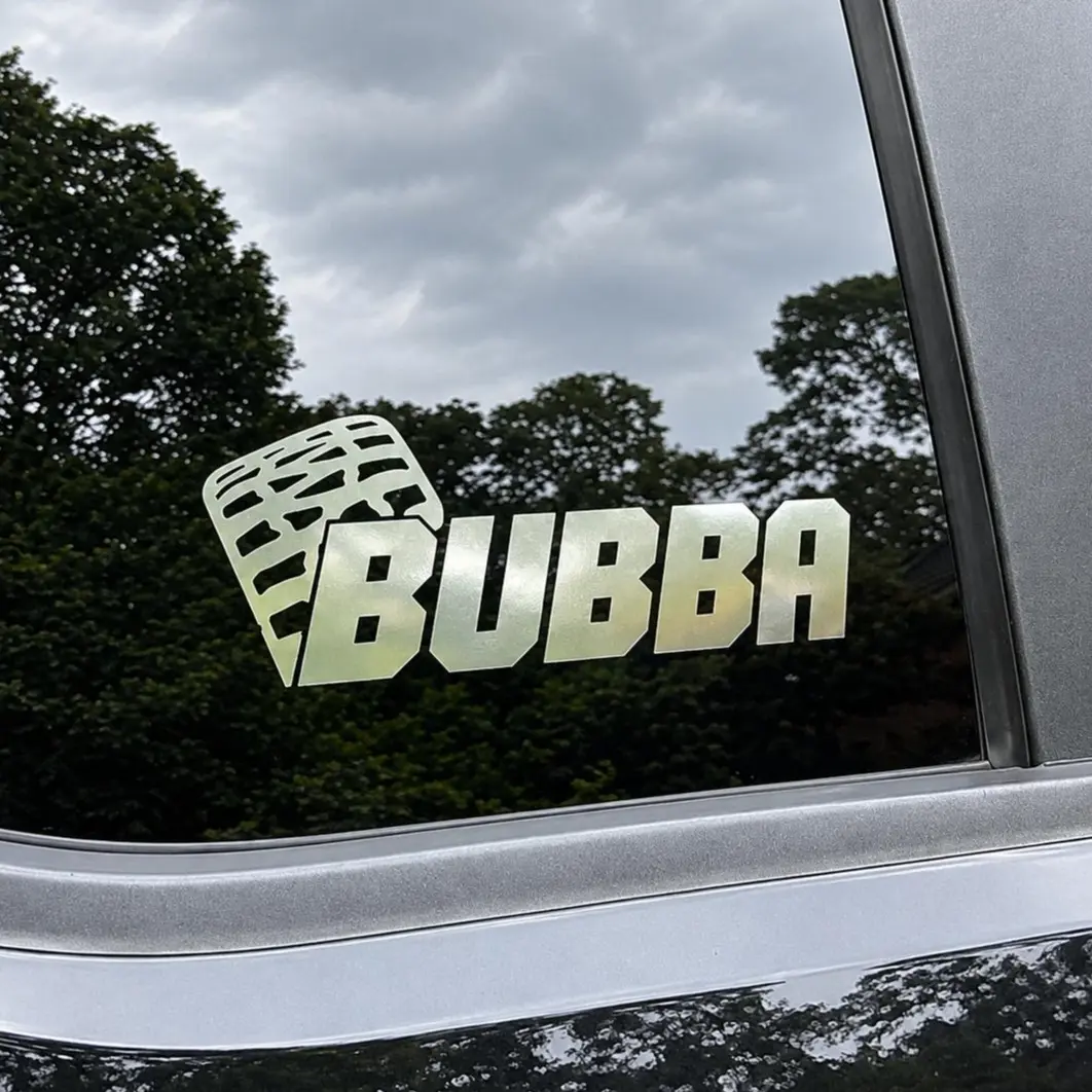 Bubba Truck Decal - Premium Vinyl Window Decal
