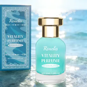 Ocean Vitality Perfume Summer Fresh Scent Long-Lasting Light Fragrance Blue Ocean Refreshing Aroma, Women's Daily Wear Essential
