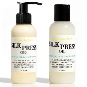 Silk press oil & Creme duo hair  care