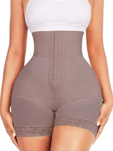Women's High Waist Shaping Shorts, Lace Trim, Tummy Control & Butt Lift Shapewear Panty Underwear, Stretchy Breathable Casual Fitness Yoga Shorts, Suitable for All Seasons Shapewear Everyday
