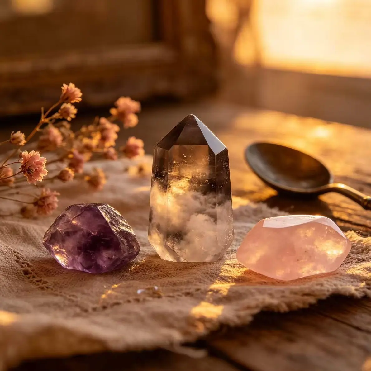 Natural Crystal Collectible, Rare Stone Art Piece for Cultural Item Enthusiasts