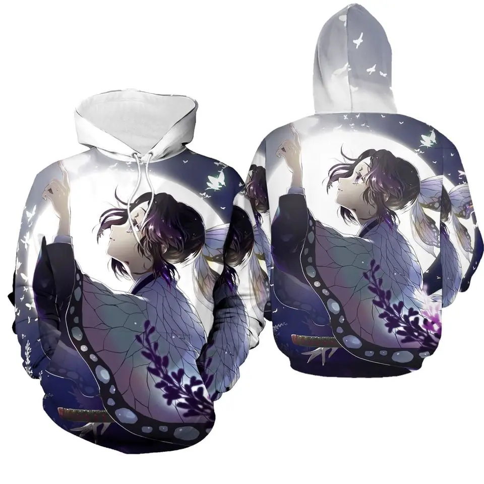 emon Slayer Shinobu Kochou Unisex Printed 3D Hoodie