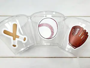 BASEBALL PARTY CUPS - Baseball Cups Baseball Party Cups Baseball Birthday Cups Baseball Cups Sports Party Cups Favors Baseball Baby Shower
