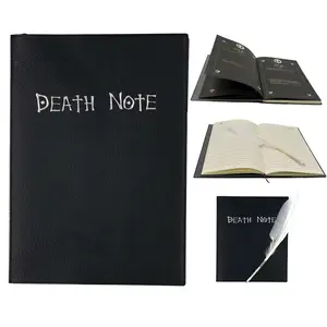 Death Note Cosplay Notebook with Feather Pen and Bookmark