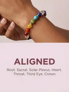 1pc Empath Protection Beaded Bracelet | Chakra Balancing Crystal Jewelry for Aura Cleansing & Shielding | Boho Spiritual Energy Bracelet Healing Crystal Bracelet