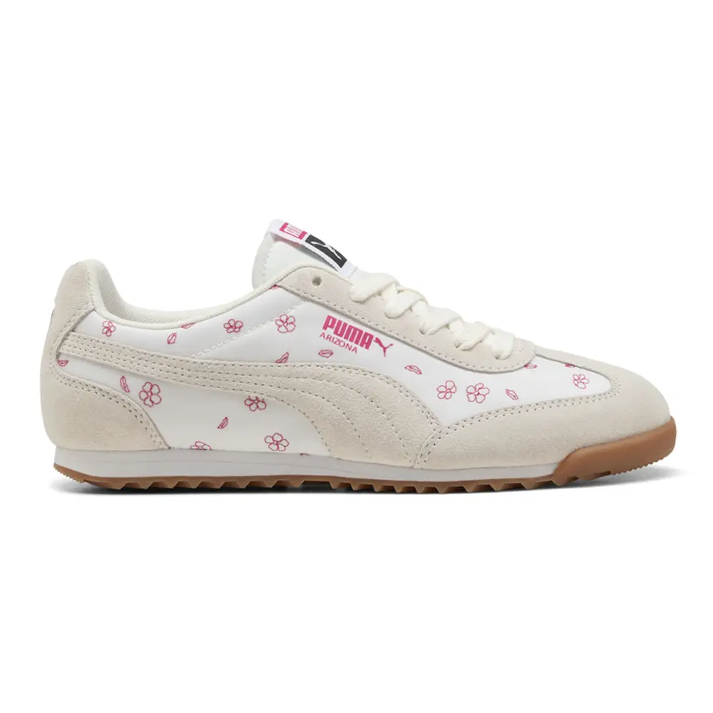 PUMA Mens Arizona Cherry Blossom Ii Lace Up Sneakers Shoes Casual - White PUMA Mens Arizona Cherry Blossom Ii Lace Up Sneakers Shoes Casual - White