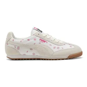 PUMA Mens Arizona Cherry Blossom Ii Lace Up Sneakers Shoes Casual - White