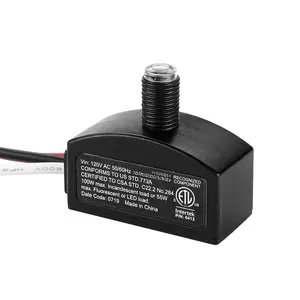 120V AC  Photocell Light Sensor, Outdoor Hard-Wired  Eye Light Control with Photoelectric , Auto /Off, ETL Listed, 1 Pack