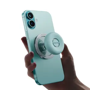 Pop-Up Cellphone Socket Stand - 1-Press Expandable Mobile Grip, Stable Collapsible Kickstand, Slim Portable Finger Loop Holder for iPhone & Android Accessories, Hands-Free Viewing for Desk & Travel