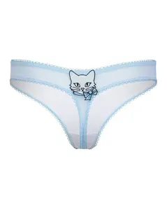 Alyshia Thong White Panty