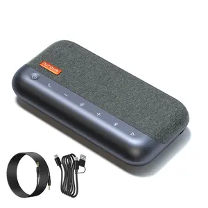 A35 Conference Speaker and Microphone, AI-Powered Noise Cancelling, 32kHZ 13ft Voice Pickup, Daisy Chain for up to 20 People, Bluetooth/USB Speakerphone Compatible with Zoom/Teams/Google Meet