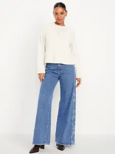 Old Navy Women's Extra High-Waisted Super Wide-Leg Jeans