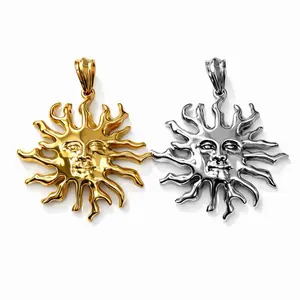 Maite Jewelry                                             RITUAL SOLAR Pendant - Gold & Silver Sun Design - Energy & Brilliance Symbol - Not Just an Accessory - Presences
