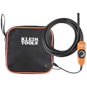 Borescope Digital Camera with LED Lights, for Android Devices, USB-C or Micro-USB Connection; No Batteries Needed Klein Tools ET16