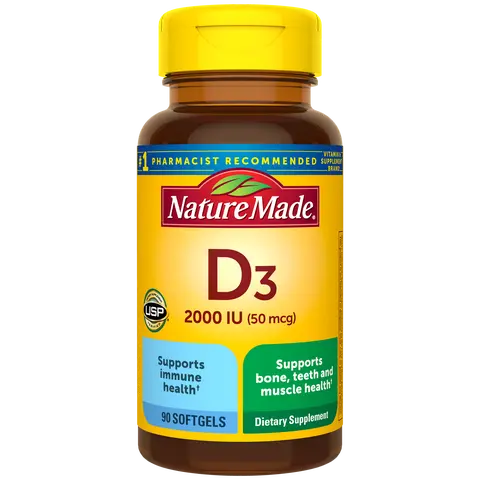 Vitamin D3 2000 IU (50 mcg) Softgels