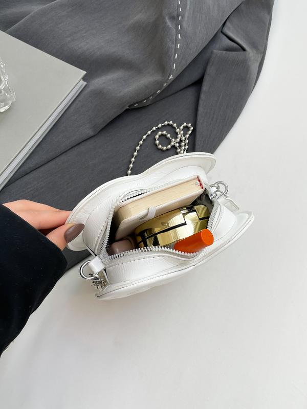 Sweet Cute Heart Design Bag, Single Shoulder Crossbody, Perfect for Valentine's Day Gift for Girlfriend, Stylish and Adorable