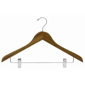 Dark Bamboo Flat Combination Hanger