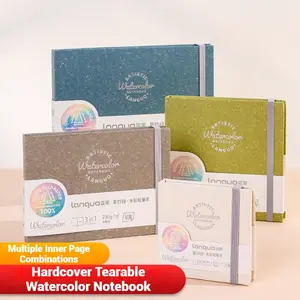 Watercolor Painting Book Thick Paper Gsm 230/300g Tear-Off Paint Pad Portable Inspiration Journal Notebook