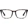 Resjok Female Bluelight Glasses - Lightweight Square Frame Eyeglasses, Anti-Reflective, Durable Floral Polycarbonate Eyewear for PC & Digital Eye Strain Relief