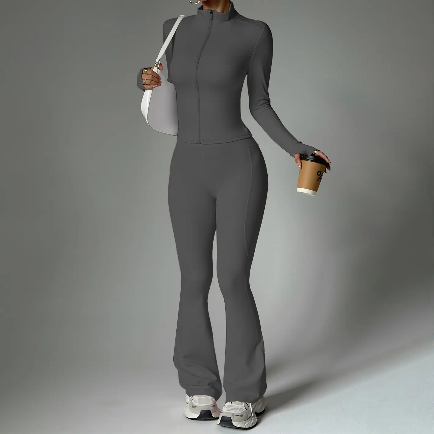 Medium gray (long sleeved pants)