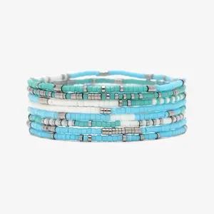 Seafoam Dream Stretch Bracelet Set of 8 Seafoam Dream Stretch Bracelet Set of 8