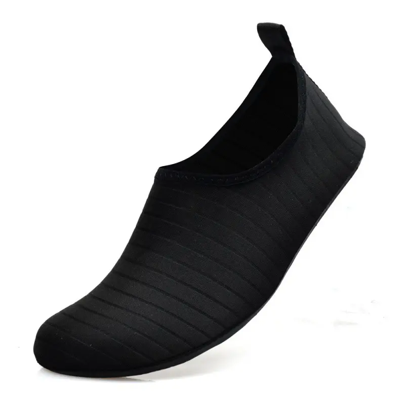 Unisex Barefoot Water Shoes, Quick-Dry Slip-on Aqua Socks with a Lycra Upper and TPR Rubber Sole for Beach, Surf, and Yoga, Elastomers