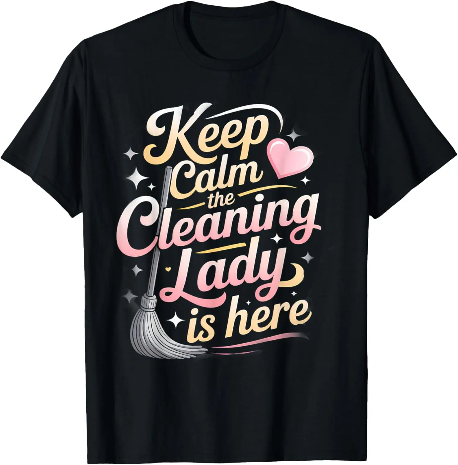 100% Cotton Cleaning Lady Housekeeper Cleaning Lover Housekeeping T-Shirt