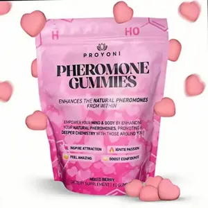 Pheromone Gummies - Enhances Your Natural Pheromones From Within - 60 Count Mixed Berry Flavor |   Feminine Gummies |   probiotic for women |   Non-Gmo