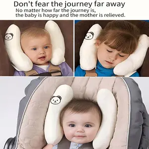 Adjustable Car Seat Headrest Pillow, Fixed Children Safety Head Support, Neck Cushion for Kids, 1pc Automotive Child Protection