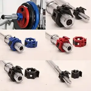Quick Release Barbell Clips Set, Durable Weightlifting Accessories for Gym Training, Secure Barbell Locks for Strength Workouts