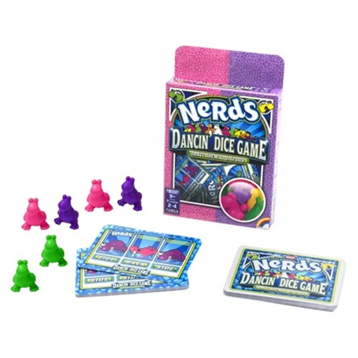 212 MAIN Intex Entertainment Nerds Dancing Dice Game - Fun Character-Themed Gaming Accessory for Multiple Players, Ideal for Roll-Based Play