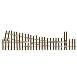Micro Engineering On30 14-404 Code 83 #5 Frog Flex-Track Turnouts, Right Hand